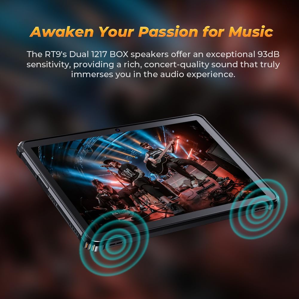 RT9 Rugged Tablet 11000mAh Battery 10.1”FHD Display Android Tablet - Image 6
