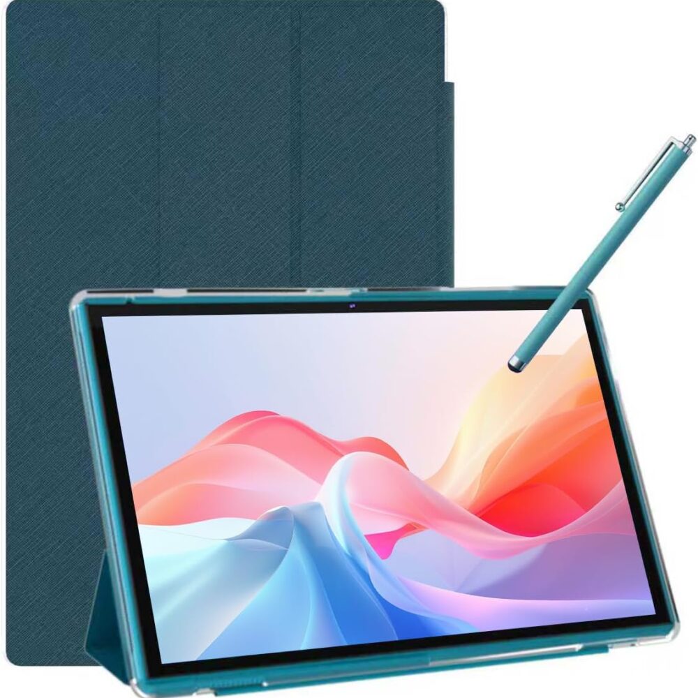 Android Tablet 10 Inch Tablet With Case Stylus Android 15 Tablets 8GB RAM 32GB ROM Support 1TB Expansion 6000mah Battery 10.1" IPS HD Touchscreen 2MP+8MP Dual Camera WIFI-6 Bluetooth5.0 Tablets