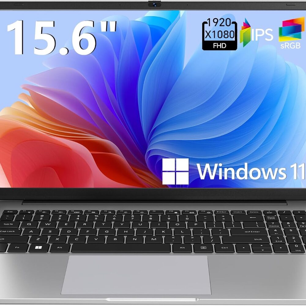 15.6 Inch Laptop Computer, N4020, 4GB DDR4 RAM, 128GB eMMC,with Windows 11